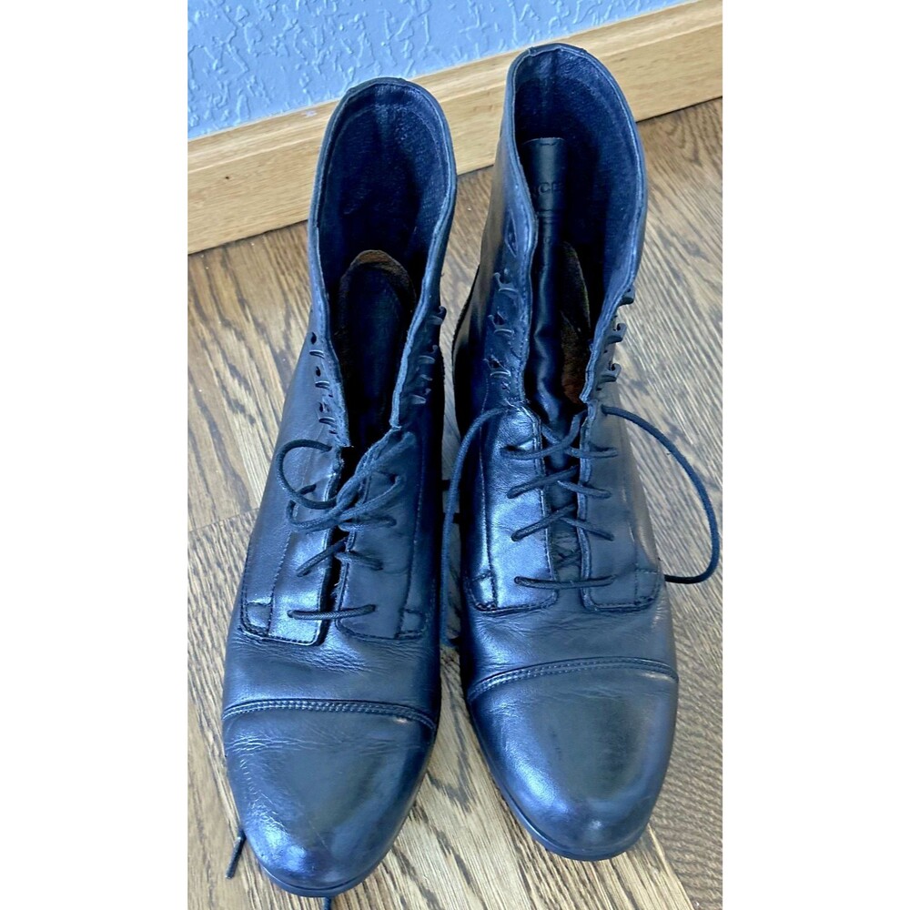 Ariat Women's Size 10 Black Heritage Lace Leather Paddock Boots